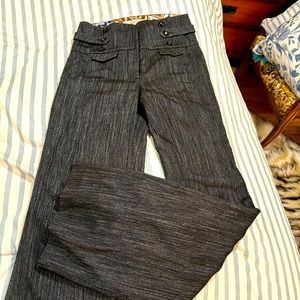 Leifsdottir brand pants grey with a shiny thread, size 4 high waist